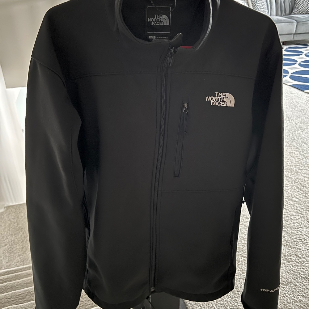 The North Face Jacket Mens Large Black Amvy T183 Apex Bionic Soft Shell Jacket